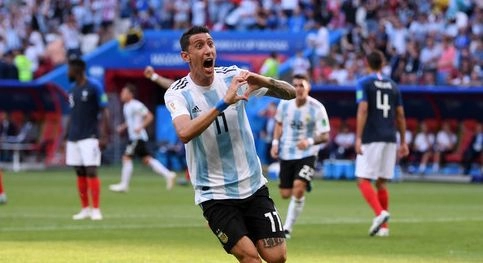 &Aacute;ngel Di Mar&iacute;a &egrave; un calciatore argentino, centrocampista o ala del Paris Saint-Germain