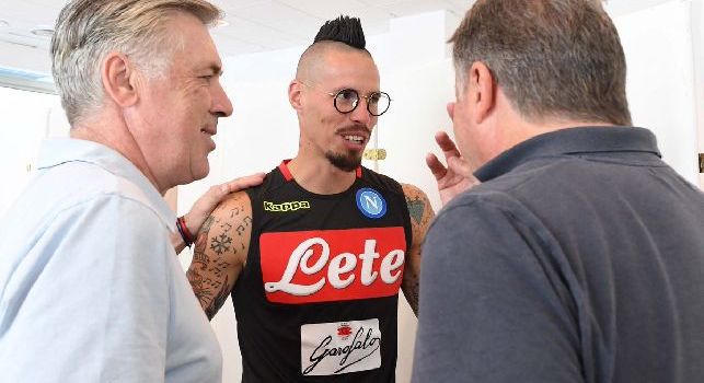 Hamsik, l'entourage a CN24: Probabile che Marek cambi ruolo, gliel'ha detto già Ancelotti. Continuerà ad essere un perno del Napoli