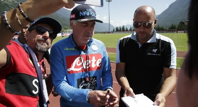 Dimaro, i giocatori approfittano del pomeriggio libero per stare con i familiari