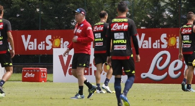 SSC Napoli, il report da Dimaro: controllo e passaggi con possesso tattico, poi partitella nel finale