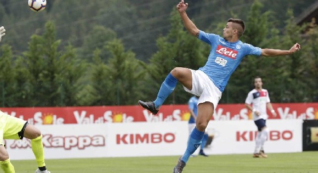 Alberto Grassi in gol in Napoli - Gozzano