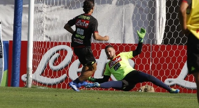 Nikita Contini e Roberto Inglese in ritiro a Dimaro - Folgarida