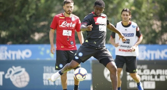 Dimaro, seduta mattutina: subito doppietta per Milik, Koulibaly infiamma la folla! A segno anche Inglese, a parte Tonelli