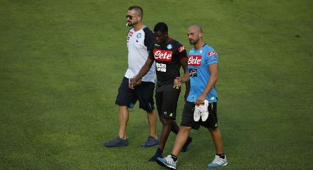 Problema per Diawara, duro colpo alla caviglia: il centrocampista lascia il terreno di gioco [FOTO & VIDEO CN24]