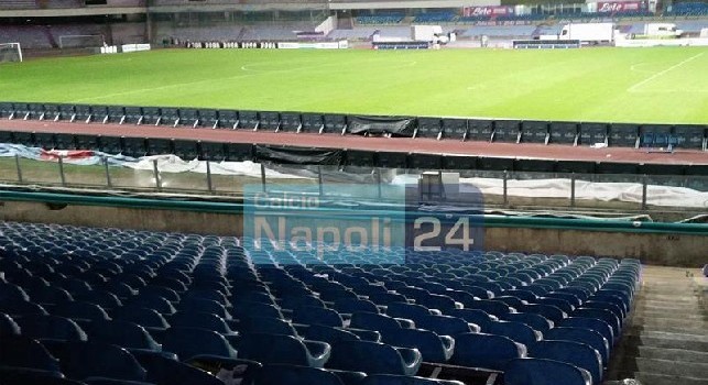 CN24 - Stadio San Paolo, sostituzione sediolini da escludere a fine stagione: si parte a fine gara d'appalto