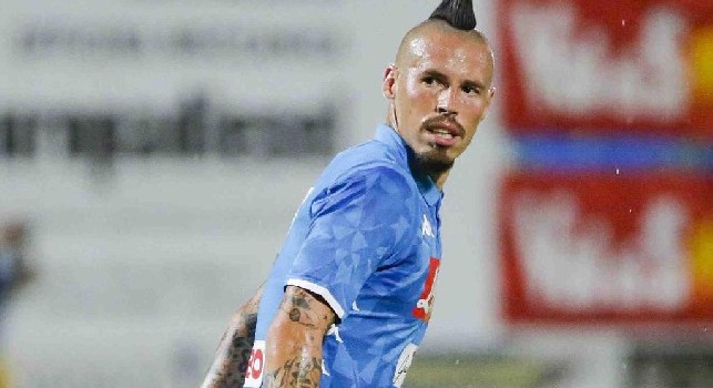 Marek Hamsik con la maglia del Napoli