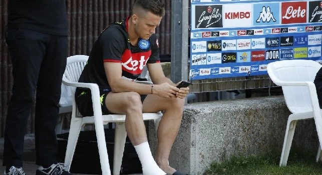 Buone notizie per Carlo Ancelotti: torna ad allenarsi Zielinski, palestra per il polacco