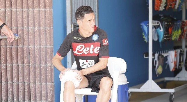 Callejon entra in campo, lavoro differenziato in palestra per lui