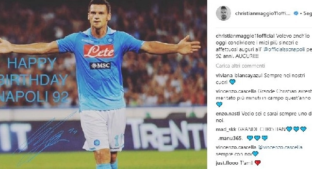Arriva anche il messaggio di Maggio: I miei più sinceri e affettuosi auguri all'SSC Napoli! [FOTO]