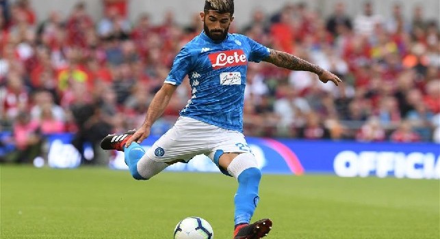 Elseid Hysaj in azione con la maglia del Napoli