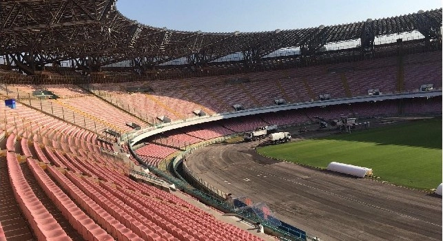 Lo stadio San Paolo di Napoli