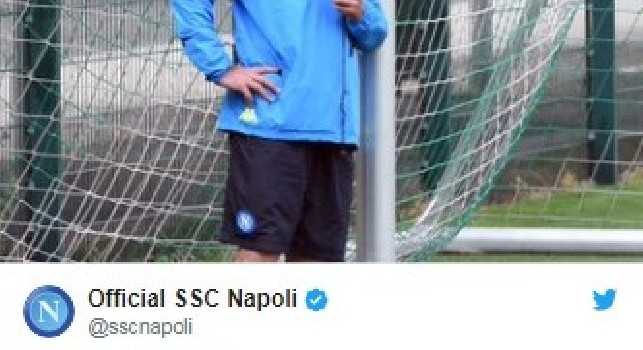 Tweet SSC Napoli: Dopo il match col Wolfsburg interviste 'one to one' per Ancelotti [FOTO]