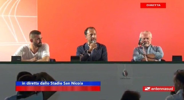 Bari, Aurelio De Laurentiis: Il presidente sarà mio figlio Luigi. Vogliamo arrivare in A! Il San Nicola vale 100 volte il San Paolo...