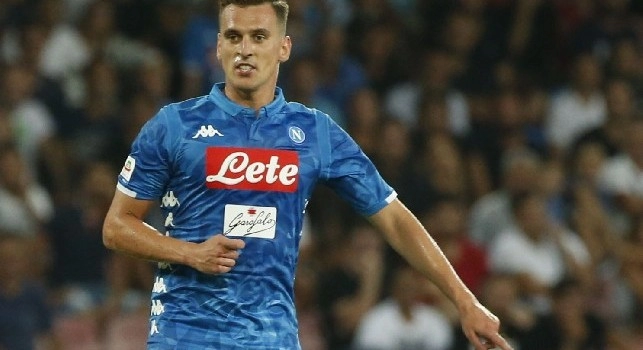 Arkadiusz Milik, attaccante della SSC Napoli