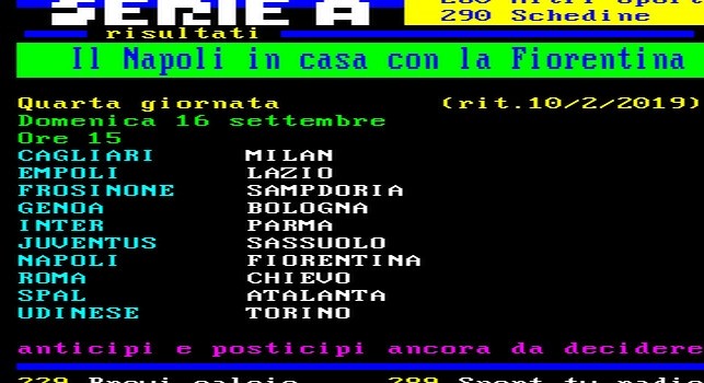 PROSSIMO TURNO - Il Napoli sfida la Fiorentina dopo la sosta: da definire anticipi e posticipi