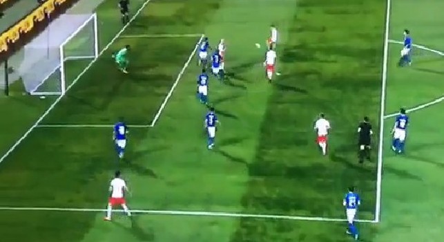 Italia-Polonia 0-1, la sblocca Zielinski con un grande tiro a volo! [VIDEO]