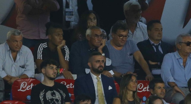 Reja al San Paolo: l'ex allenatore azzurro in tribuna d'onore dopo le voci sull'Hajduk Spalato [FOTO CN24]