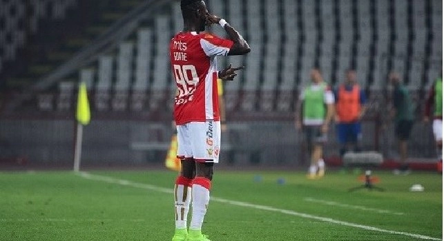 Stella Rossa, Boakye: Contro il Napoli saremo dei gladiatori! Non sarà facile per loro giocare nella bolgia del Marakana