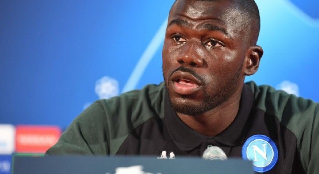 Kalidou Koulibaly in conferenza stampa in Champions League