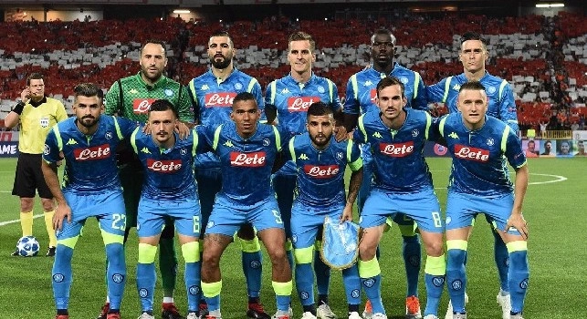 SSC Napoli, squadra completa. Champions League 2018/2019