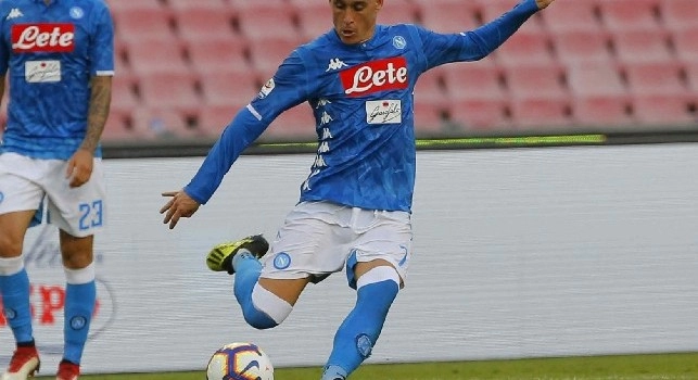 Napoli in vantaggio, primo gol stagionale di Callejon: azione rugbistica degli azzurri