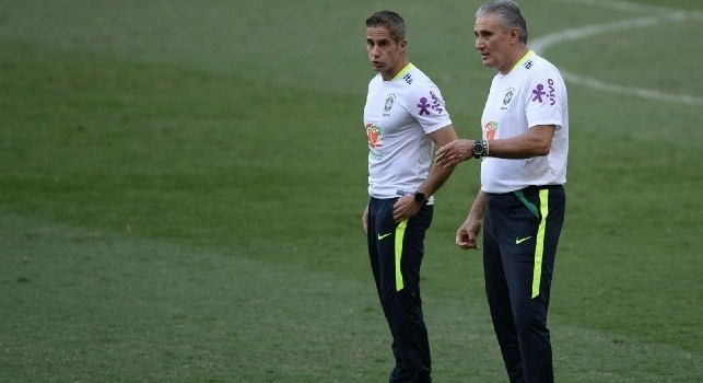 Sylvinho insieme a Tite nella Nazionale brasiliana