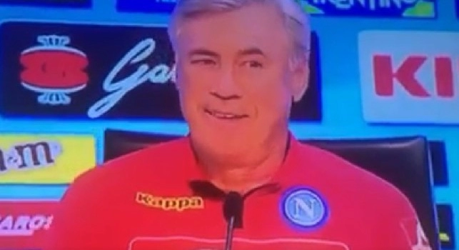 La battuta di Ancelotti su Sarri: Formazione? Per 3 anni siete stati abituati cos&igrave;... [VIDEO]