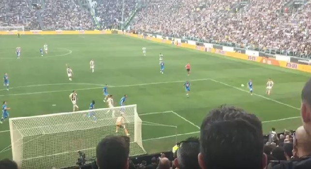Il gol di Mandzukic ripreso dalla curva dell'Allianz Arena, il croato porta la Juventus sul pareggio [VIDEO]