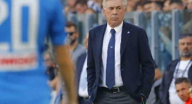 Carlo Ancelotti in panchina