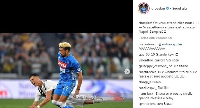 Vi aspettiamo a casa nostra, forza Napoli, chiaro messaggio di Malcuit alla Juventus! [FOTO]