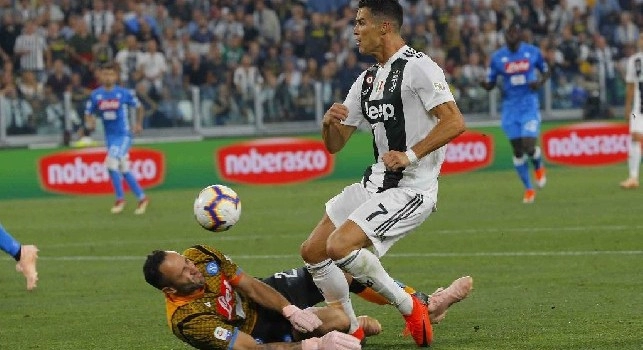 Il Roma - Ronaldo ha fatto ammattire duemila tifosi del Napoli, azzurri presenti anche in altri spazi dello Stadium