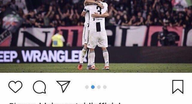 Bonucci esulta su Instagram, Kalinic commenta: Complimenti per lo scudetto [FOTO]