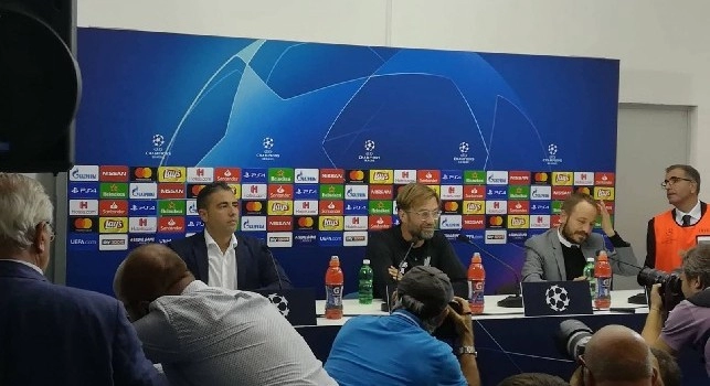 Jurgen Klopp in conferenza stampa