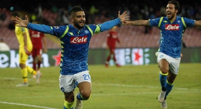 Raddoppio Napoli, che magia di Insigne! Destro a giro dal limite, palla sotto l'incrocio: San Paolo in delirio!