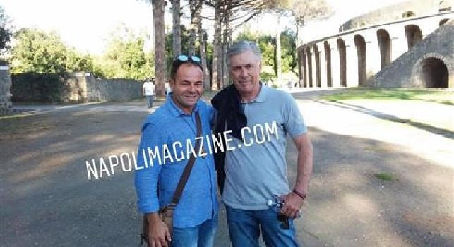 Ancelotti a Pompei, la guida: E' rimasto affascinato e colpito! E' bello vederlo interessato alle bellezze dei nostri luoghi