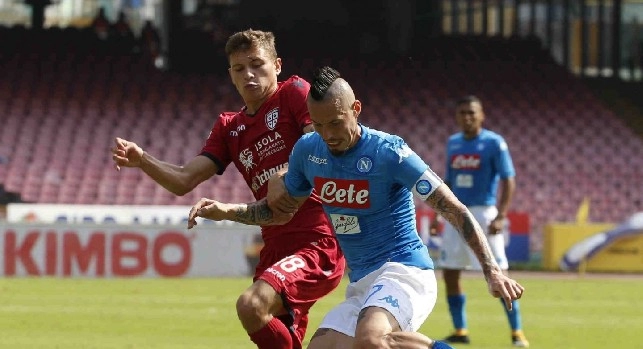 Nicol&ograve; Barella, centrocampista del Cagliari