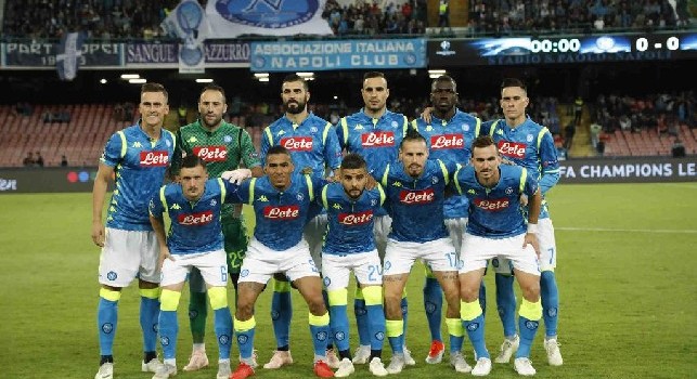 Formazione Napoli in Champions League