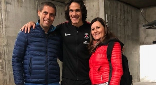 Cavani e l'amico