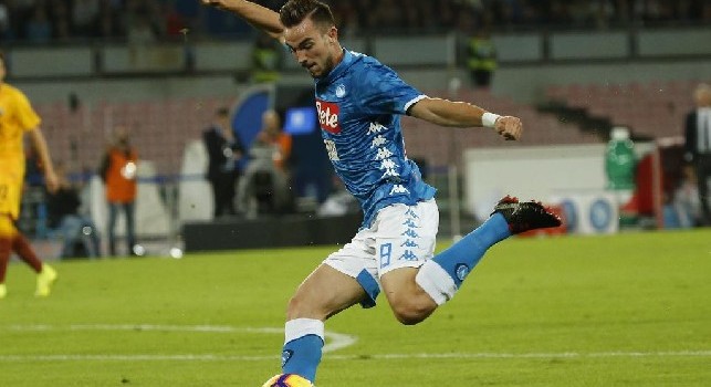 Fabian Ruiz con la maglia del Napoli