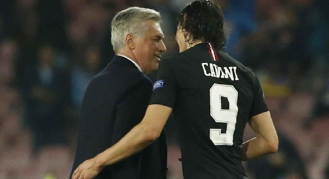 Il Roma - Ancelotti ha chiesto Cavani! ADL offre 25 milioni al PSG e un quadriennale da 6,5 milioni al Matador