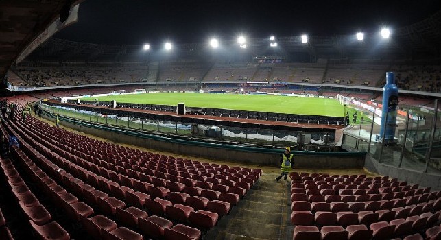 CorSport - Stadio San Paolo, sostituzione sediolini slittata a stagione finita. Borriello: Azzurro dominante con sfumature gialle e bordeaux