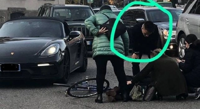 Inter, incidente per Lautaro Martinez con la sua Porsche: investita donna in bici [FOTO]