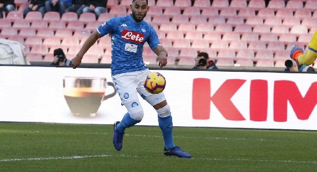 Il Napoli stende il Frosinone e lui torna in campo, Ghoulam esulta su Instagram: Che gioia...