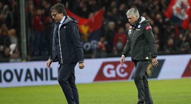 Giuntoli: "Ho cinque osservatori, ci scambiamo le info su Whatsapp.  Ancelotti? Non credevo potesse accettare Napoli"