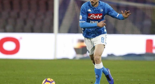Fabian Ruiz in azione con la maglia del Napoli