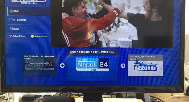CalcioNapoli24Tv su Smart Tv