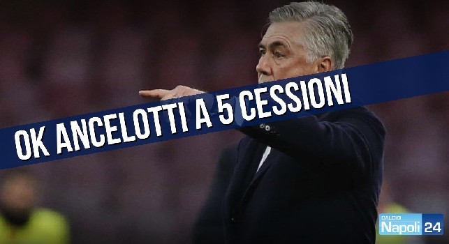 Carlo Ancelotti, allenatore della SSC Napoli