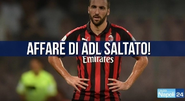 Calciomercato Napoli, era tutto fatto per il Napoli: Higuain fa saltare il colpo di ADL!