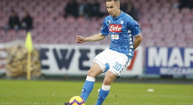 Marko Rog in azione con la maglia del Napoli