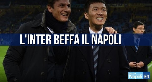 Steven Zhang, presidente dell'Inter, con Javier Zanetti